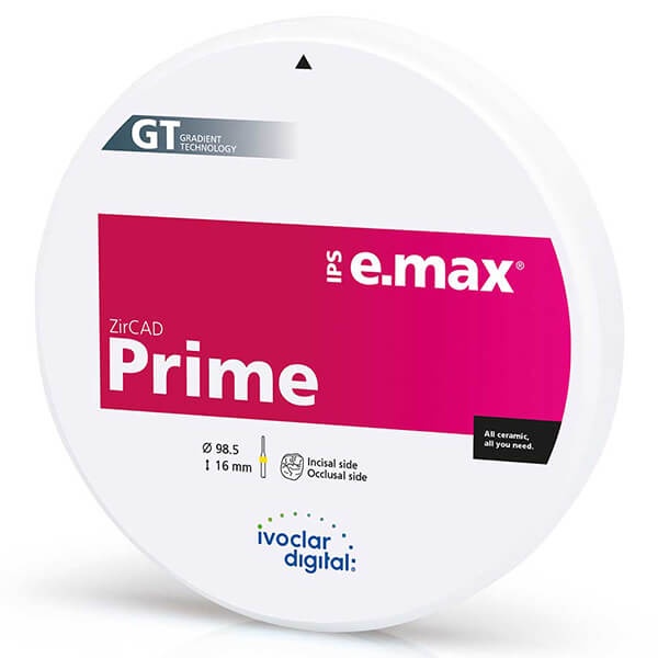 IPS e.max ZirCad Prime: Multilayer Zirconia Disc (Ø98.5 mm)