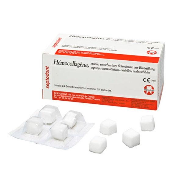 Hemocollagene: Collagen sponges (24 pcs)