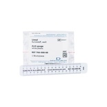 White Plastic Measuring Ruler for Dental Applications