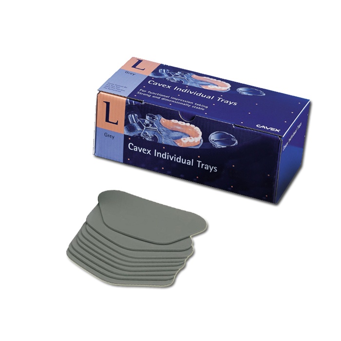 Individual Functional Impression Trays for Dentures, 100 pcs