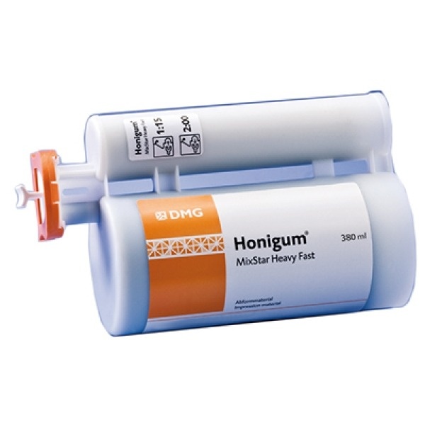 Honigum Mixstar Heavy VPS Addition Silicone 380ml with Mixing Tips