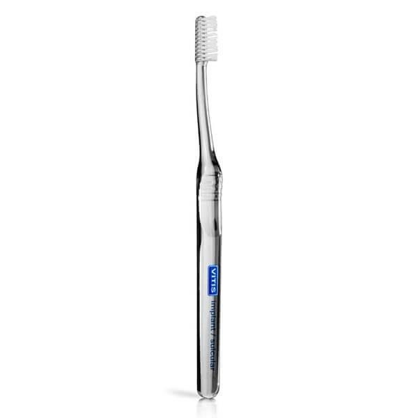 Vitis Implant Sulcus Toothbrush for Professional Dental Care