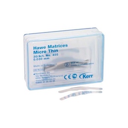 Ditali in Acciaio Microfine ed Extra Fini Hawe - Confezione da 30 Pezzi