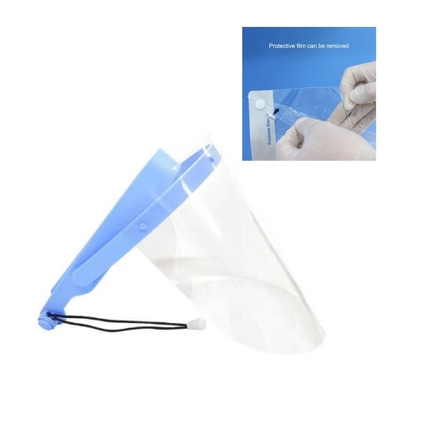 Frame with Replaceable Screens for Dental Face Shield Protection