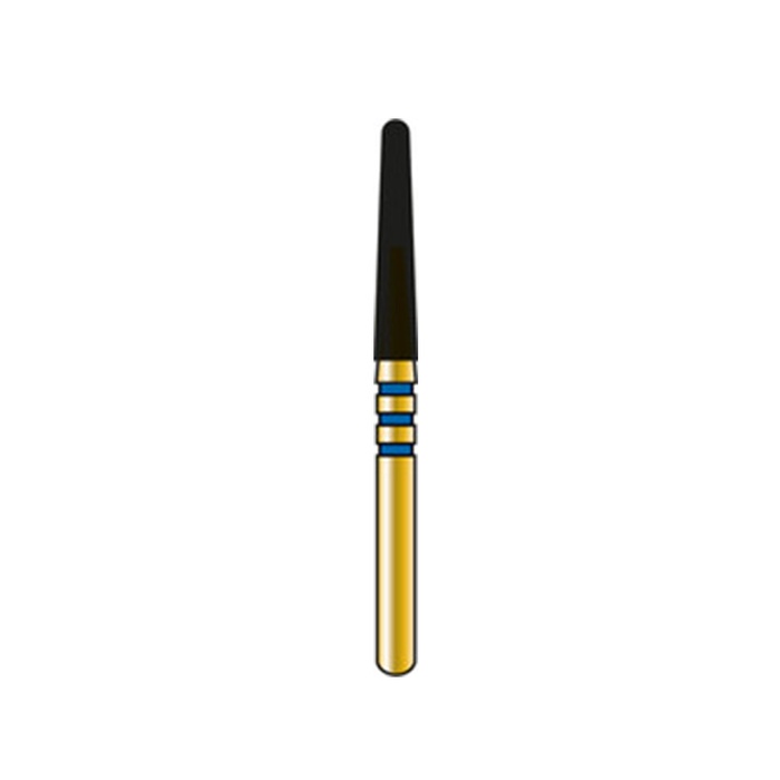 Z-REX Zirconium Flat Conical Diamond Bur M-FG – 5 Pieces
