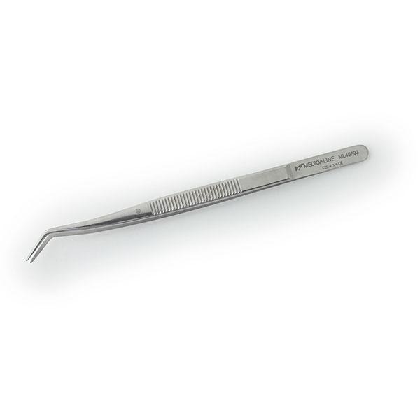 Meriam Ribbed Tweezers: Dental Instruments for Cotton (15 cm and 16 cm)