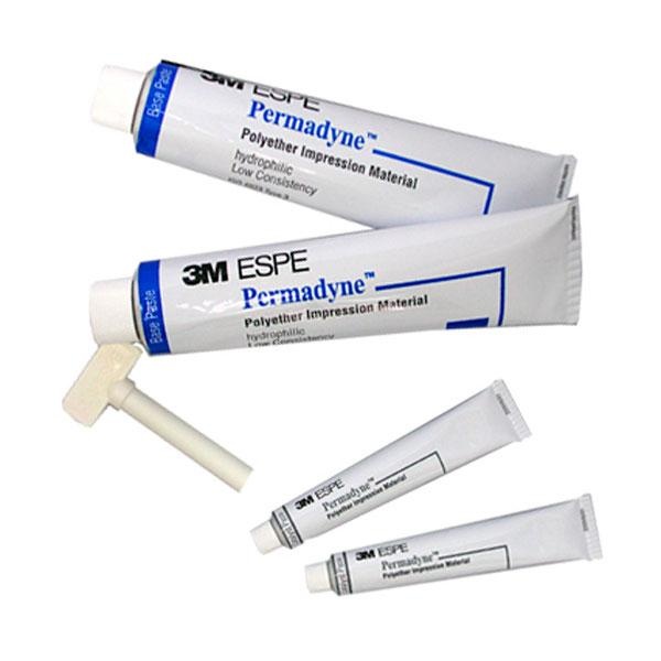 Blue Permadyne Low Viscosity Polyether Impression Material 2x120ml Base + 2x15ml Catalyst