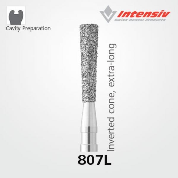 807L FG Inverted Cone Diamond Bur (6 pcs)