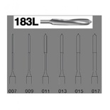 Peeso bur 183L. - Endodontic milling cutters for counter-angle (6 pcs.)