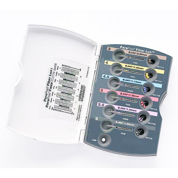 ParaPost Fiber Lux Translucent Fiberglass Dental Posts, 5 pcs