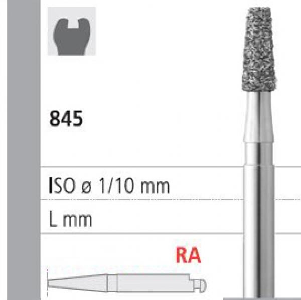 845 Short Tapered CA Diamond Bur (6 pcs)