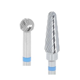 Fresa de fresat per acrílic de laboratori (PM) de tungstè conical