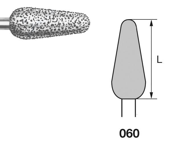 894.104. Diamond Round Conical PM Burs