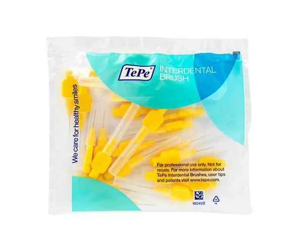 Yellow Interdental Brushes - 0.7Mm (25 Pcs.)