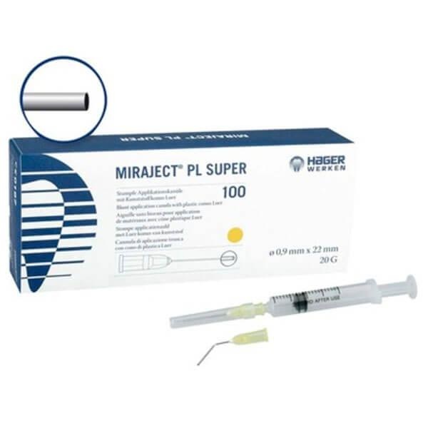 MIRAJECT PL SUPER: Application and Irrigation Cannulas 0.9 x 22 mm (100 pcs)