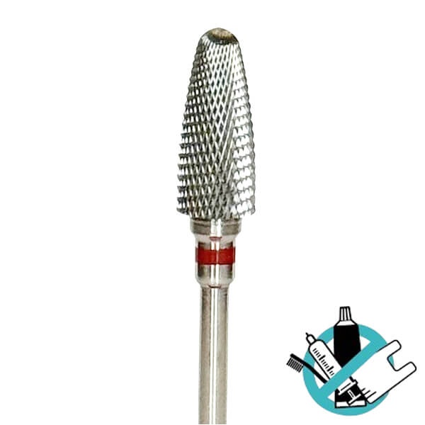 Tungsten Carbide PM Cross-Cut Egg-Shaped Burr - (1 unit)