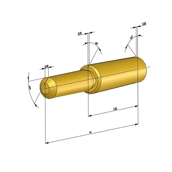 Conical Pin AUTO Spin: Precision Pin (1000 pcs)