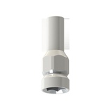 Provisional cylinder single abutment implants external connection regular platform