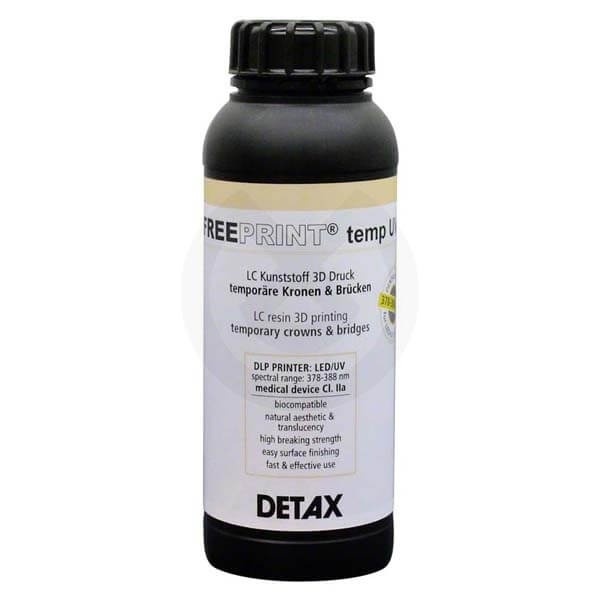 Freeprint Temp UV Light Curing Biocompatible Resin 1 kg