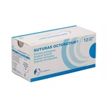 Octosutur Triangular 3/8 Non-Absorbable Silk Suture - 12 Units