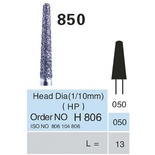 850 Rounded Conical High-Speed Diamond Bur, 5 Pieces