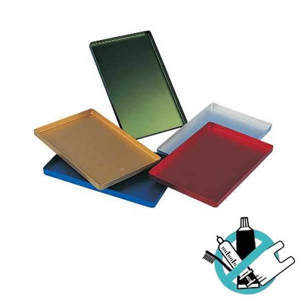 Smooth Aluminium Tray (various colours)