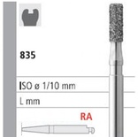835 RA Diamond Bur Cylindrical Flat (6 pcs)