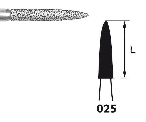 863.104 bur. Diamond Flame PM (5 pcs)