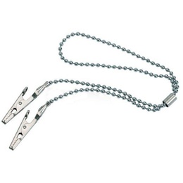 Adjustable Silver Chrome Clasp Chain for Dental Bib Holders