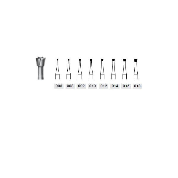 H2 bur inverted cone Tungsten FG (5ud)