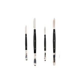 Spatule à Cire avec Manche Noir pour Usage Dentaire