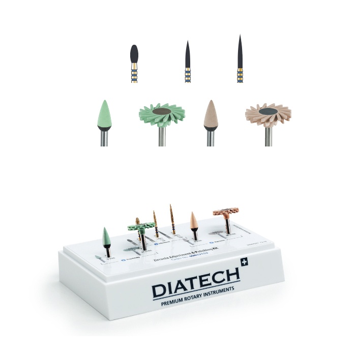 Zirconium Preparation and Grinding Dental Bur Kit