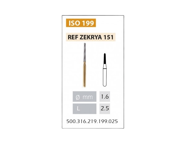 Zekrya 151 FG XL Surgical Bur for Endodontic Procedures