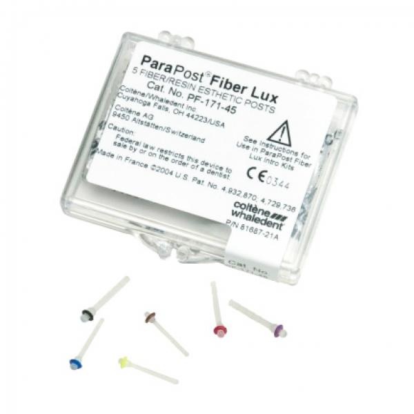 ParaPost Fiber White Fiber Posts with Chemical Adhesive – 5 Units