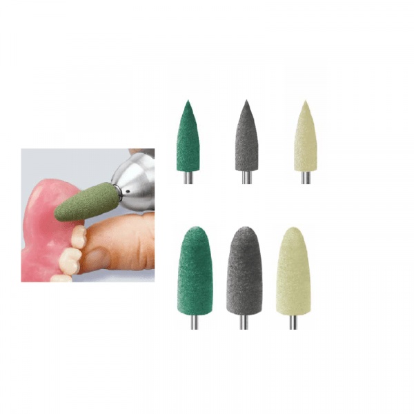 Dental Polishers for Acrylics in 3 Steps (10 units)