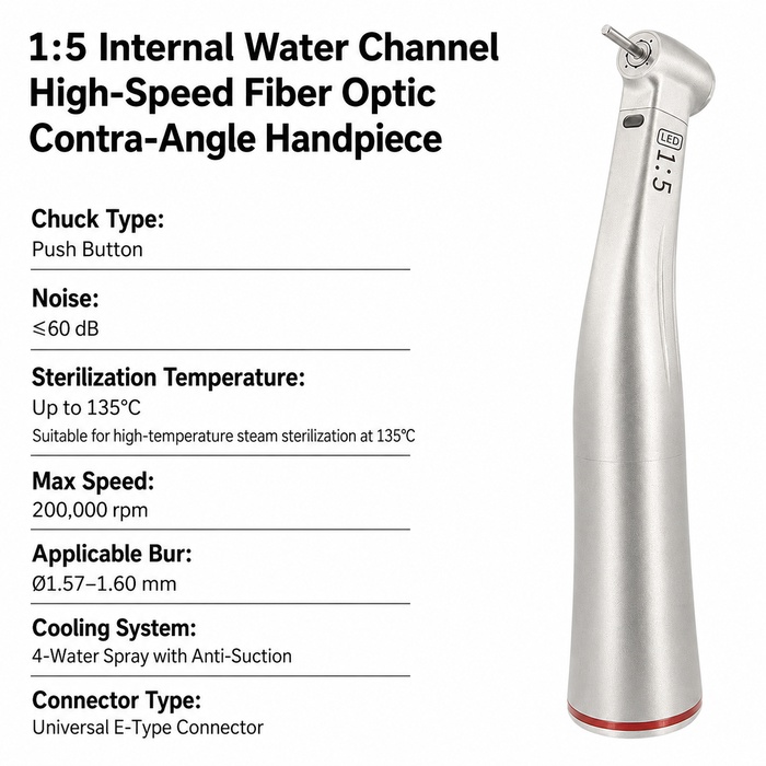 Increasing implant dental handpiece with LED