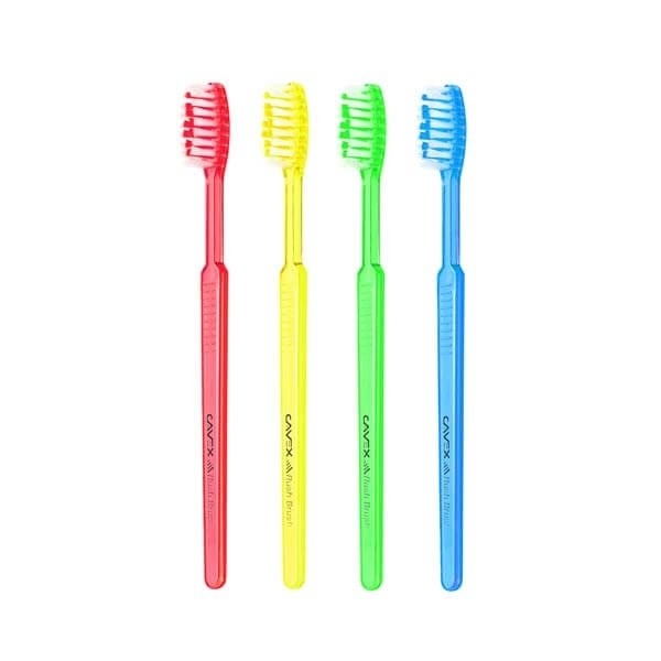 Cavex Rush Brush Disposable Toothbrush Set with Incorporated Gel, 100 pcs