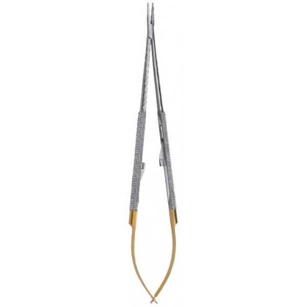 Crile-Wood 15 cm Right-Handed Needle Holder for Dental Use