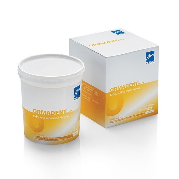 Ormadent Putty: Curing Silicone for Precision Pre-Printing (1,5 Kg)