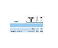 814.104 burs. Diamond Inverted Cone PM (5 pcs)