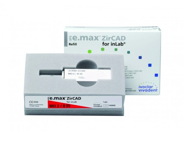 IPS EMAX ZIRCAD inlab: Zirconia blocks for CAD/CAM