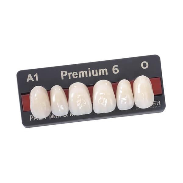 Premium: Upper Anterior Acrylic Teeth (6 units)