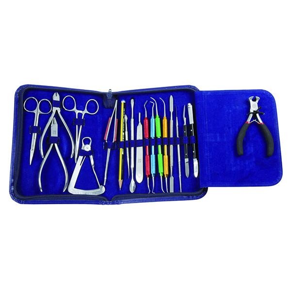 Orthodontic Dental Instrument Kit: Complete Set with Vinyl Case