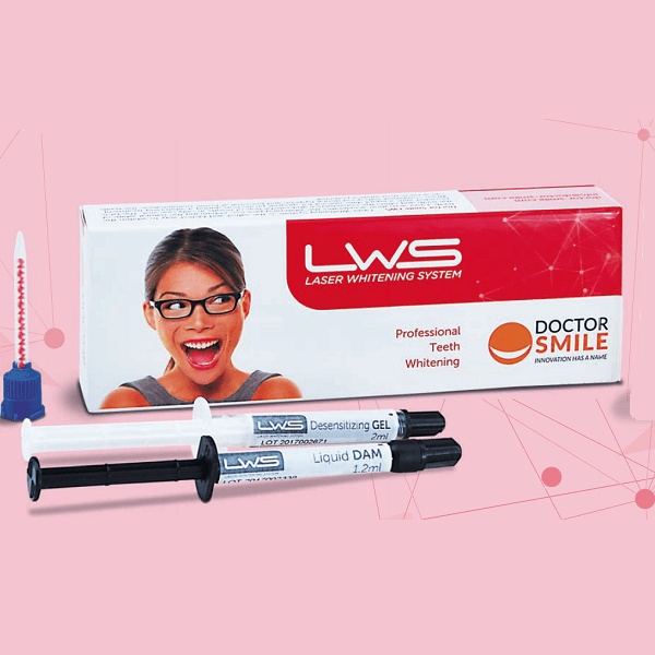 LWS Laser Tooth Whitening System 2 x 5g for Professional Dental Use