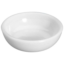 Autoklaverbar Protesebakke i Opalglas 110 mm x 35 mm