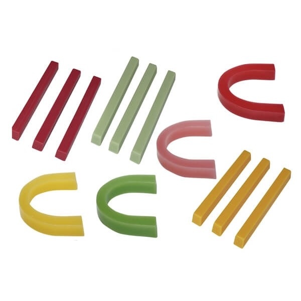 Bite Waxes with Recess in the Lower Part for Precise Dental Impressions