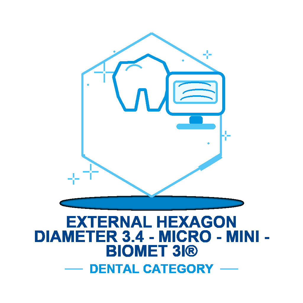 Externer Sechskant 3,4 mm - Micro Mini Biomet 3i
