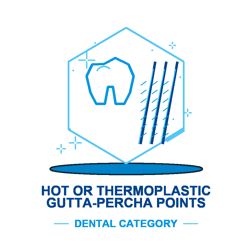 Thermoplastische Guttapercha Stifte