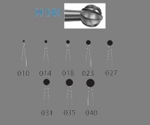 H141.205. CA Ball end Burr (5 pcs)