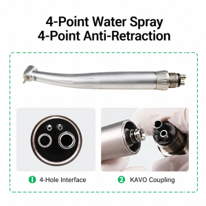 Dental Handpiece with Quick Connector